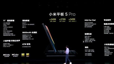 Xiaomi Mi Pad 5 series flaunts a 120Hz LCD display