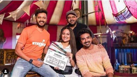 Sonakshi Sinha, Riteish Deshmukh team up for 'Kakuda'; shooting begins Sonakshi Sinha, Riteish Deshmukh team up for 'Kakuda'; shooting begins