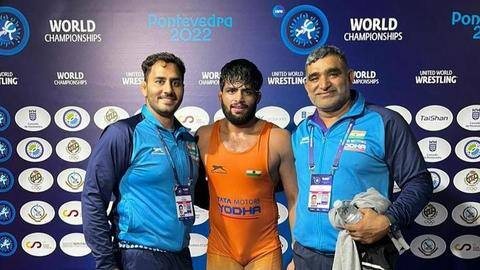 Sajan Bhanwala becomes first Indian with medal in Greco-Roman wrestling Sajan Bhanwala becomes first Indian with medal in Greco-Roman wrestling