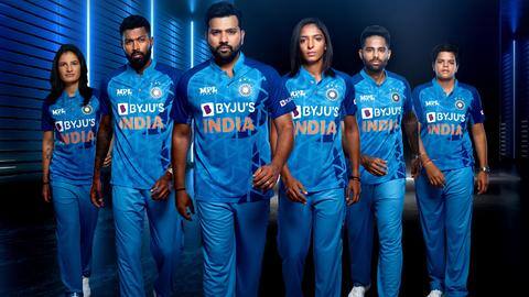 BCCI unveils Team India's new T20I jersey: Details here BCCI unveils Team India's new T20I jersey: Details here