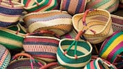Handcrafted baskets: A sustainable alternative to plastic bags 