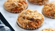 Your new go-to snack: Carrot raisin muffins