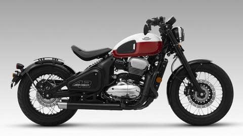 Bobber-style cruiser for a solo riding experience