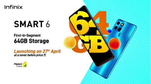 Infinix Smart 6 to debut in India on April 27 Infinix Smart 6 to debut in India on April 27