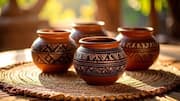 How to decorate clay pots with African patterns
