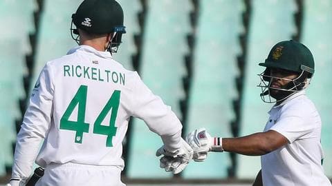 Durban Test, Day 1: Elgar, Bavuma propel SA to 233/4 Durban Test, Day 1: Elgar, Bavuma propel SA to 233/4