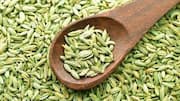 Add roasted fennel seeds to your snack routine 