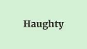 Word of the Day: Haughty