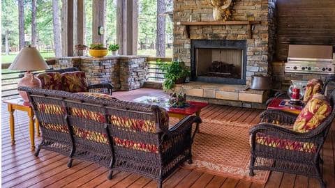 How to build a fireplace at home How to build a fireplace at home
