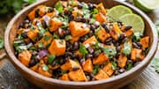 How to make delicious dishes with sweet potatoes-black beans combo