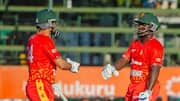 1st ODI, Zimbabwe collapse in final over versus SL: Stats