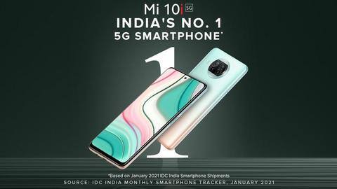 Mi 10i emerges as India's top 5G smartphone (shipments-wise) Mi 10i emerges as India's top 5G smartphone (shipments-wise)