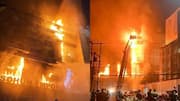 Massive fire at Guwahati commercial complex still burning after 33hrs