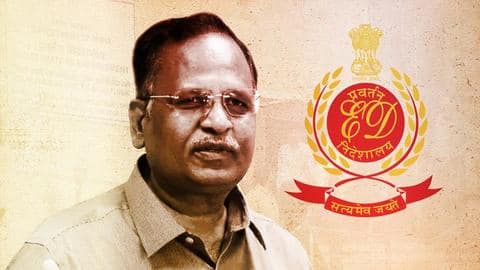 ED files charge sheet against AAP minister Satyendar Jain ED files charge sheet against AAP minister Satyendar Jain