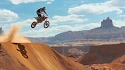Ride across Africa's epic dunes on a motocross bike 