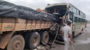 Telangana: 4 dead, 11 injured in bus-lorry collision