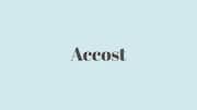 Word of the Day: Accost