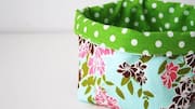 How to make fabric baskets at home