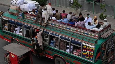 Around 30 killed, several injured as bus crashes in Pakistan Around 30 killed, several injured as bus crashes in Pakistan