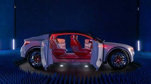 The concept car flaunts all-LED lighting and large suicide doors