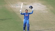 Who has scored the fastest hundred for India in WODIs? 