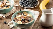 Quinoa and nuts: A balanced breakfast combo 