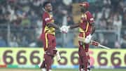 West Indies record second-highest total in T20 World Cups: Stats