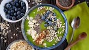 Blueberry and almond bowl: 5-minute recipe 