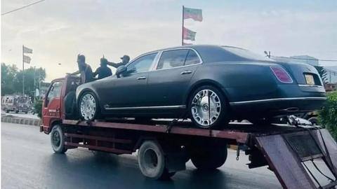 Luxury Bentley stolen from London weeks ago found in Karachi Luxury Bentley stolen from London weeks ago found in Karachi