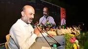 BRS protests after BJP leader makes 'derogatory' remarks against Kavitha BRS protests after BJP leader makes 'derogatory' remarks against Kavitha