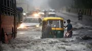 Heavy rains cause extensive waterlogging in Delhi