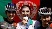Afghan cyclist wins Asian Games silver while disguised as man