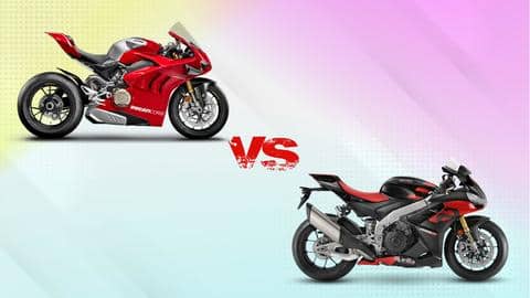 Ducati Panigale V4 v/s Aprilia RSV4: Which one is better? Ducati Panigale V4 v/s Aprilia RSV4: Which one is better?