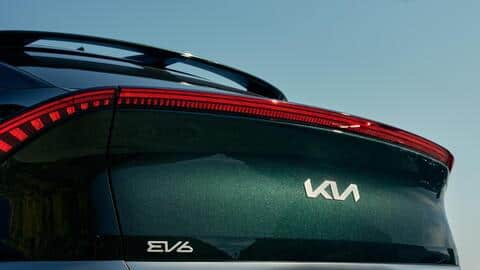 The EV flaunts a special dark green paint scheme