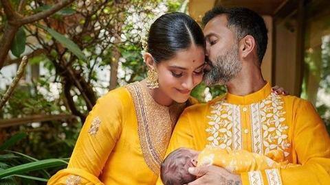 Sonam Kapoor, Anand Ahuja announce son's name; share first photo Sonam Kapoor, Anand Ahuja announce son's name; share first photo
