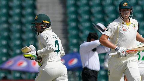 Lahore Test: Australia bowled out; Pakistan finish on 90/1 Lahore Test: Australia bowled out; Pakistan finish on 90/1