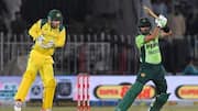 Pakistan beat visitors Australia by 5 wickets in 1st ODI