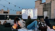 Turn your rooftop into an outdoor movie theater
