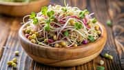 Salad lovers, try this quick mixed sprouts recipe