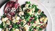 Cauliflower and pomegranate? Now, that's exciting!