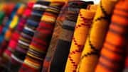 What is adire dyeing?