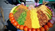 Start your day with a bowl of tasty chana chaat
