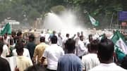Odisha: Massive protest over student's self-immolation; police use water cannons 