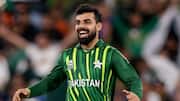 Shadab Khan returns to Pakistan's T20I squad for SL series 