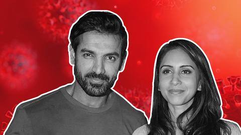 John Abraham, wife Priya down with COVID-19; in home isolation John Abraham, wife Priya down with COVID-19; in home isolation