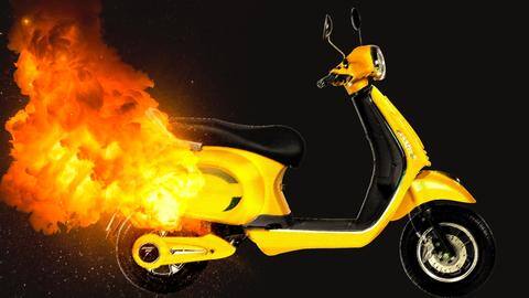 Telangana: Electric scooter battery explosion claims 1 life, 4 injured Telangana: Electric scooter battery explosion claims 1 life, 4 injured