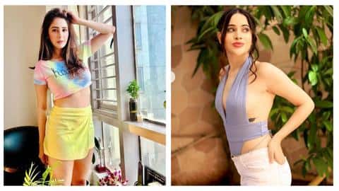 Chahatt Khanna mocks Urfi Javed's fashion choices; latter retaliates online Chahatt Khanna mocks Urfi Javed's fashion choices; latter retaliates online