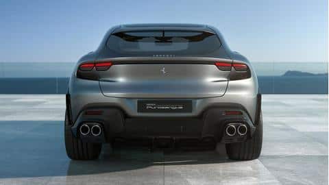 The SUV flaunts suicide doors and quad exhaust tips