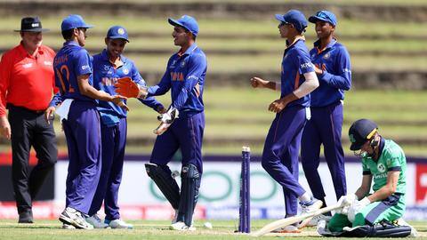 India U-19 beat Ireland to progress to World Cup quarter-finals India U-19 beat Ireland to progress to World Cup quarter-finals