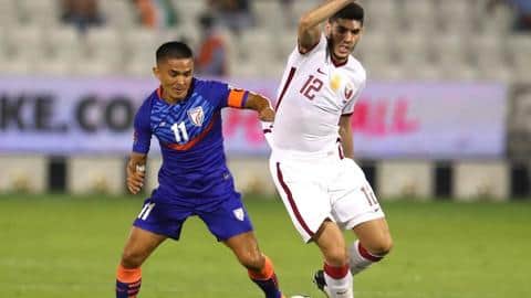 India lose 0-1 to Qatar in WC qualifying round match India lose 0-1 to Qatar in WC qualifying round match